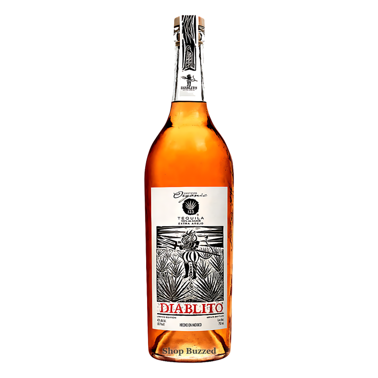 123 Diablito Organic Extra Anejo Tequila 750ml