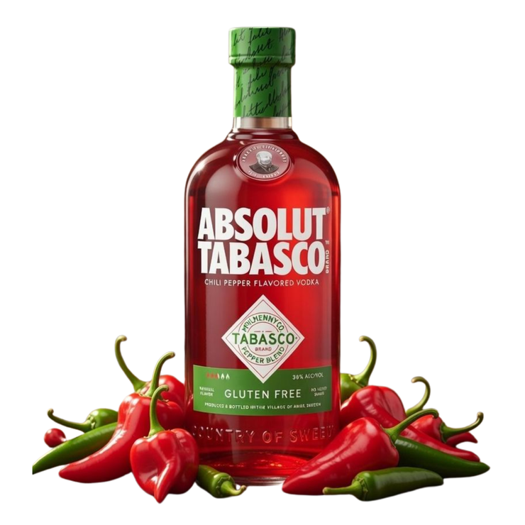 Absolut Tabasco Chili Peper Flavored Vodka 750ml - Shop Buzzed