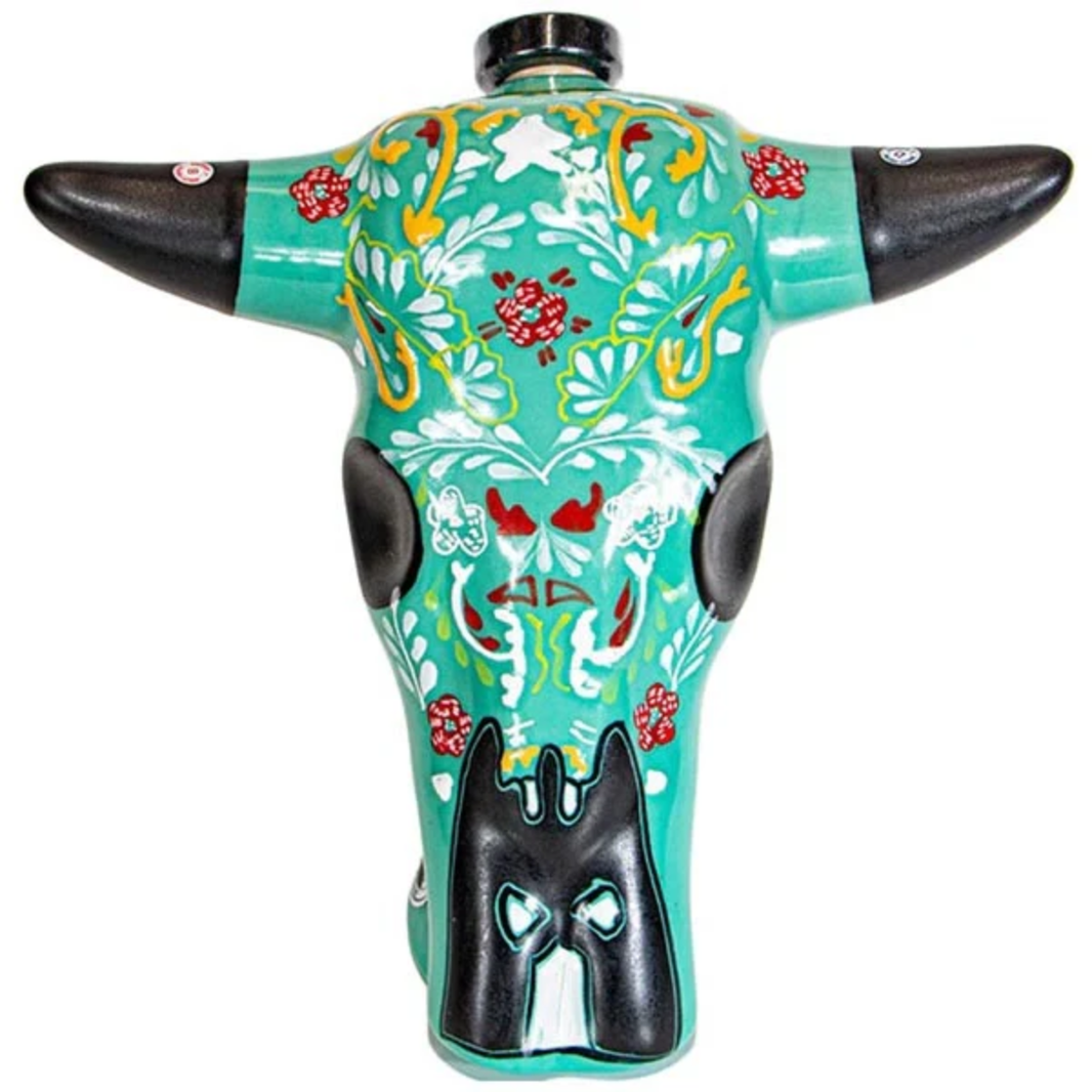 Azulejos Trophy Head Añejo Bottle #3 (Green) 750 ml - Shop Buzzed