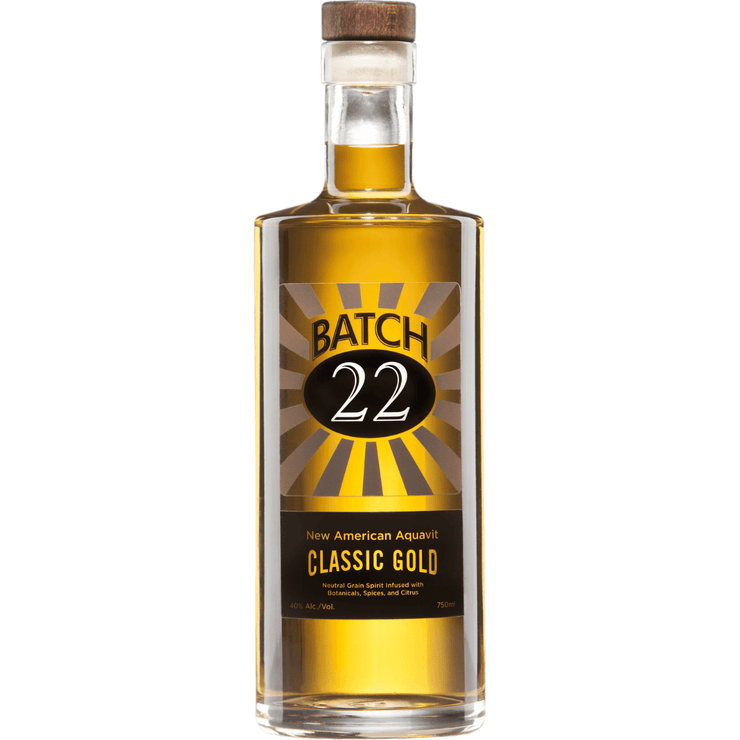 Batch 22 New American Aquavit Classic Gold 750 ml - Shop Buzzed
