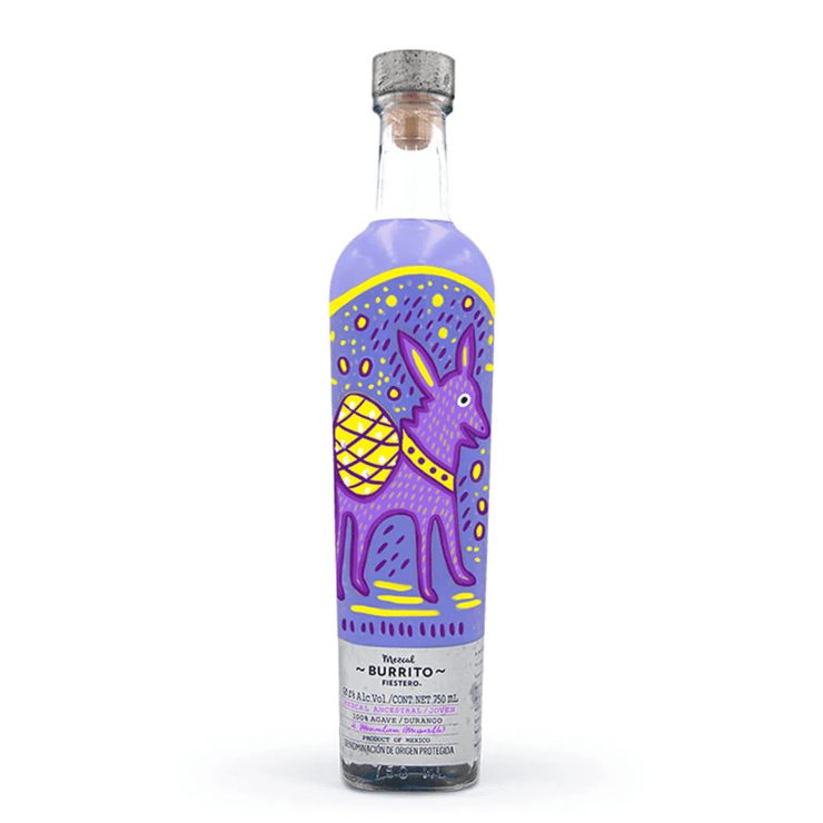Burrito Fiestero Mezcal Ancestral Joven Tepemete 750 ml - Shop Buzzed