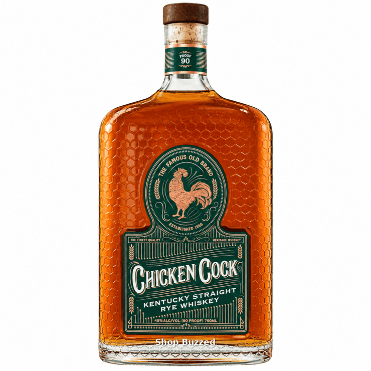 Chicken Cock Kentucky Straight Rye Whiskey 750ml - Shop Buzzed