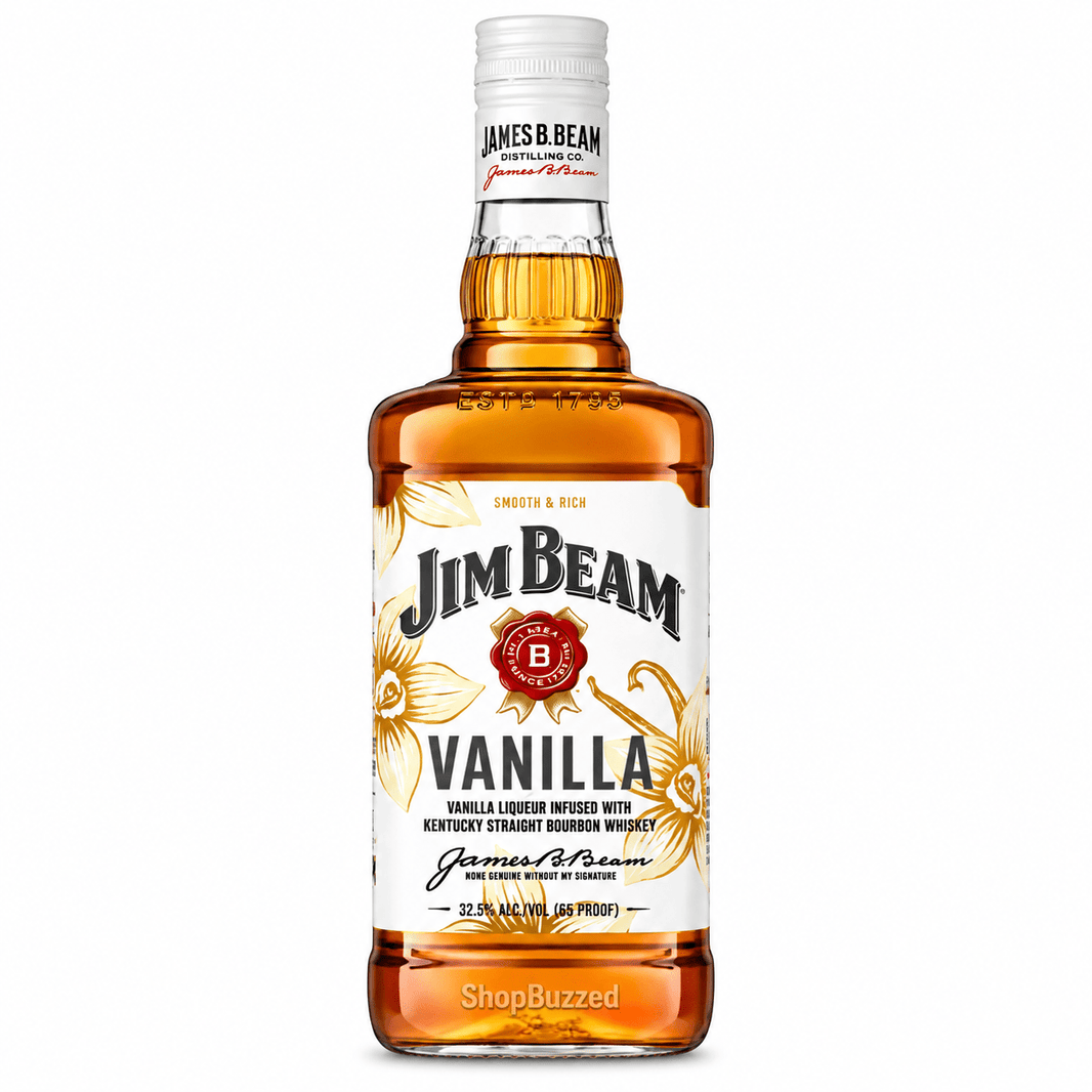Jim Beam Vanilla Whiskey 750 ml - Shop Buzzed