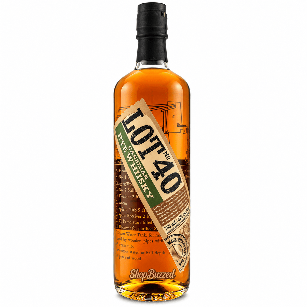 Lot No 40 Rye Canadian Whiskey 750 ml - Shop Buzzed