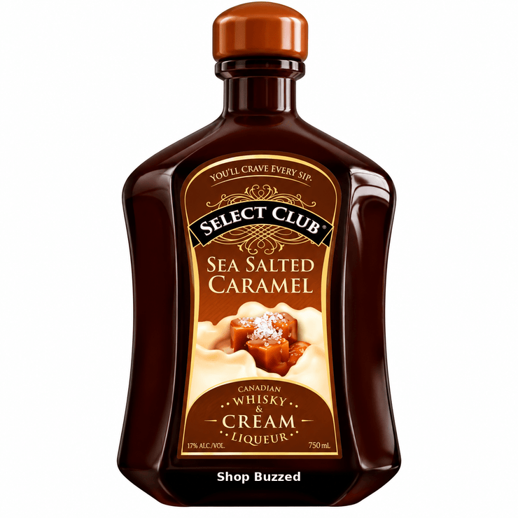 Select Club Sea Salted Caramel Canadian Whisky and Cream Liqueur 750 ml - Shop Buzzed