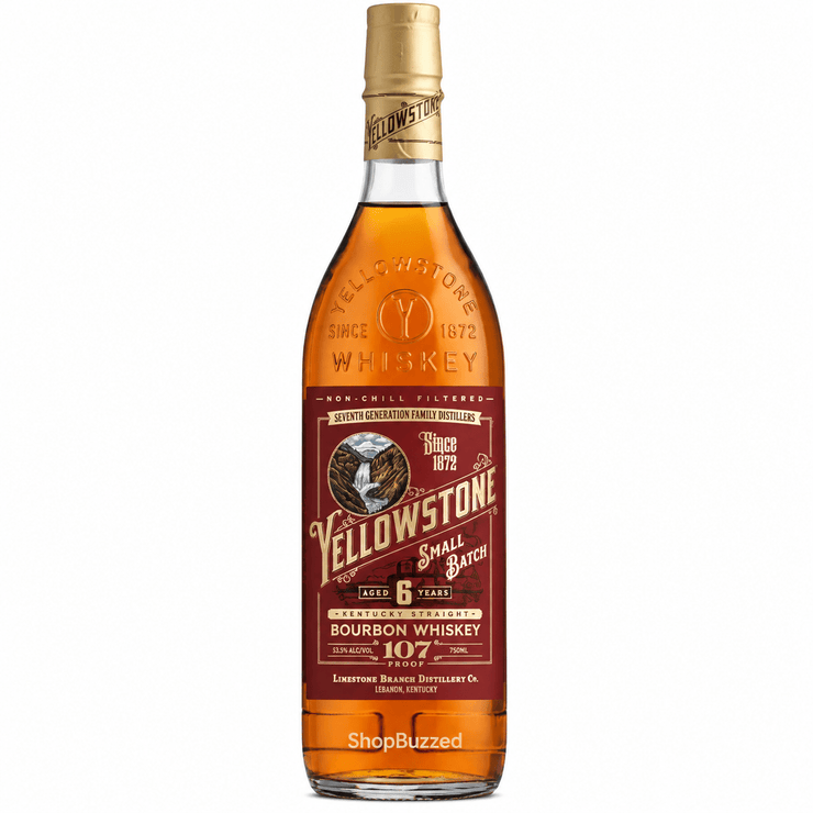 Yellowstone 107 6 Year Small Batch Bourbon Whiskey 750mL - Shop Buzzed