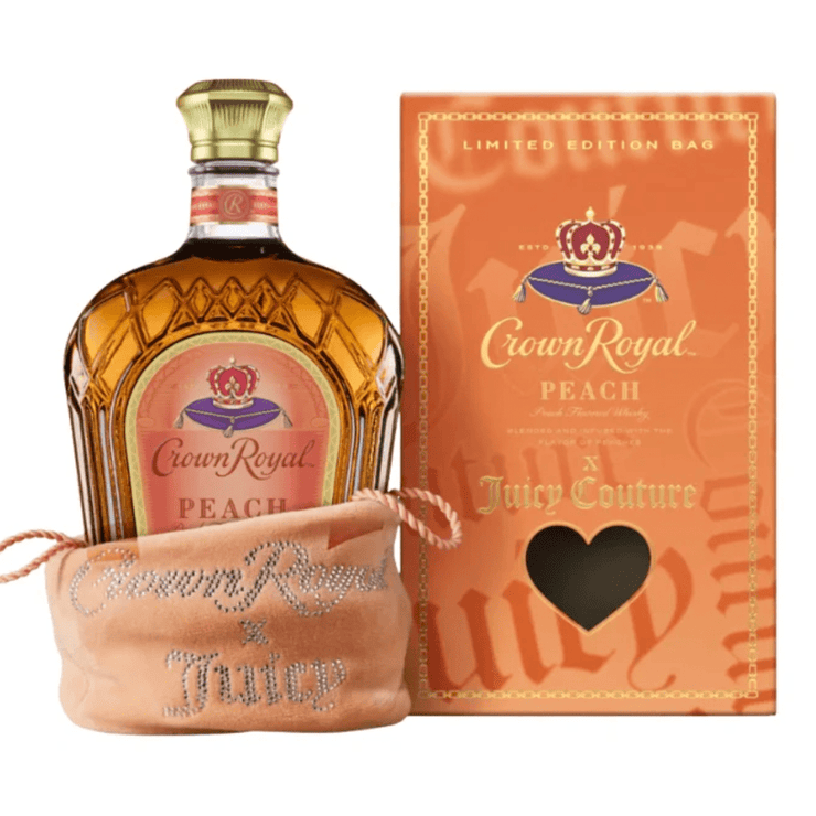 Crown Royal X Juicy Couture Peach Whisky 750ML *PRE-ORDER* - Shop Buzzed