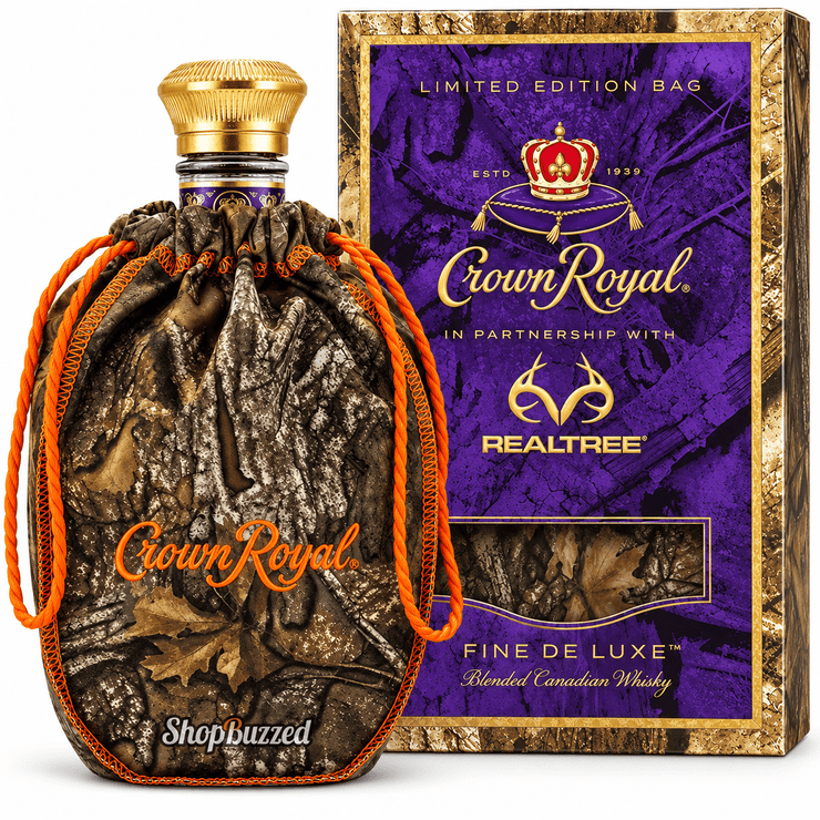 Crown Royal Realtree Limited Edition Fine De Luxe 750ml - Shop Buzzed