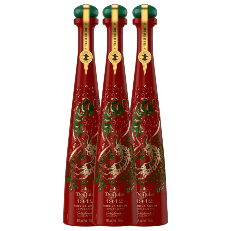 Don Julio 1942 Tequila Anejo Year of the Goat 2027 Limited Edition - 3 Pack *PRE-ORDER* - Shop Buzzed