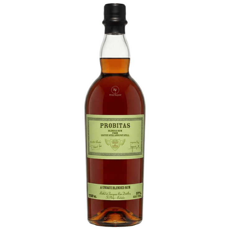 Foursquare Blended Dark Rum Probitas Green 750ml - Shop Buzzed