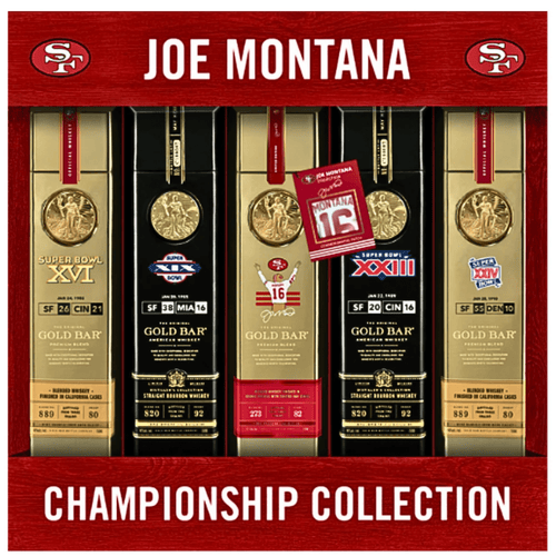 Gold Bar Joe Montana championship collection 750ml - Shop Buzzed
