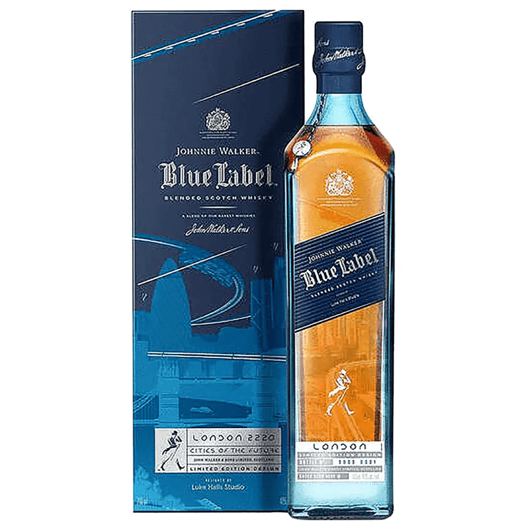 Johnnie Walker Blue Label Cities of the Future London 2220 Scotch Whisky 750 ML - Shop Buzzed