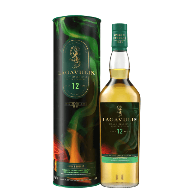 Lagavulin Grain & Embers Single Malt Scotch Whisky 12 year 750ml - Shop Buzzed