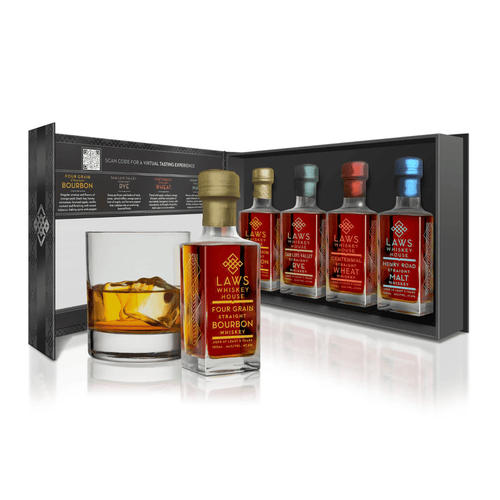 Laws Whiskey House Set 4x100ml - Shop Buzzed
