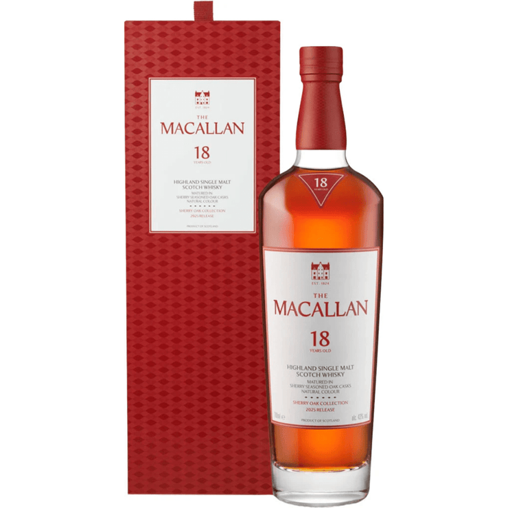 Macallan 18 Year Sherry Oak Cask 750ml - Shop Buzzed