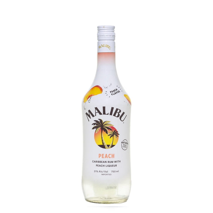 Malibu Rum, Caribbean, Peach Flavor 750 Ml - Shop Buzzed