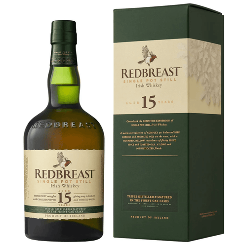 Redbreast 15 Year Single Pot Still 750 ml - Shop Buzzed