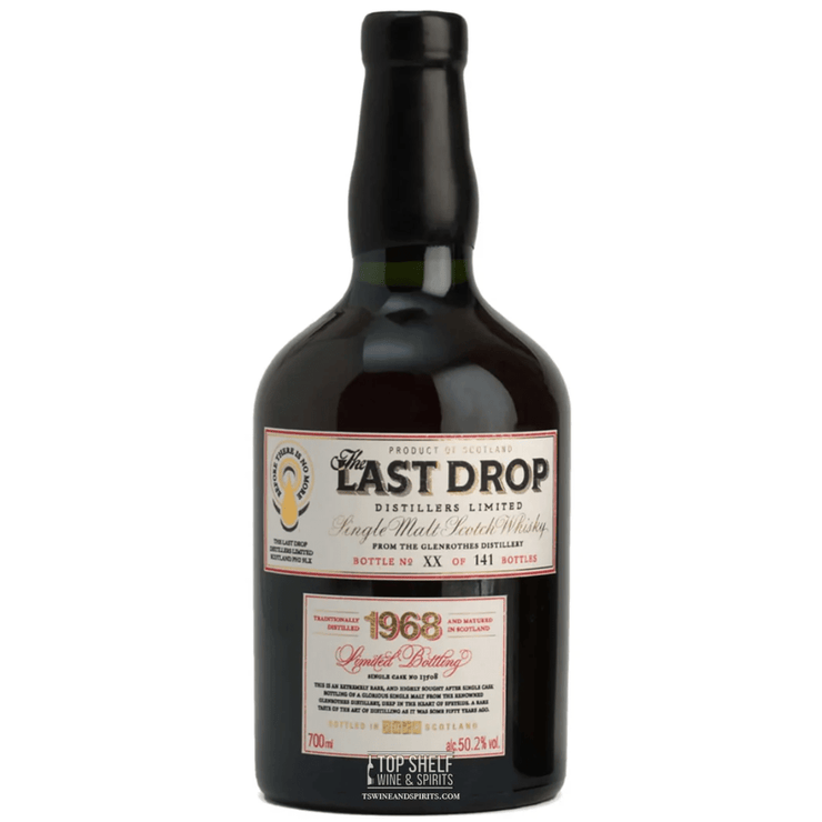 The Last Drop Glenrothes Cask 13508 #140 1968 750ml - Shop Buzzed