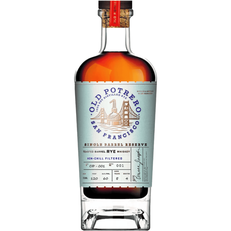 Old Potrero Single Barrel Reserve Straight Rye Whiskey Proof 130.32 7 year 700 ml - Shop Buzzed