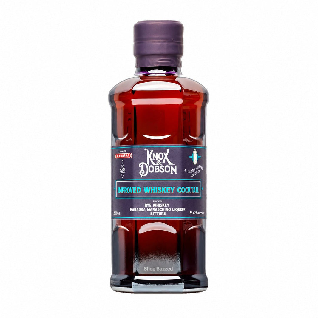 Knox & Dobson Improved Whiskey Cocktail 200ml bottle