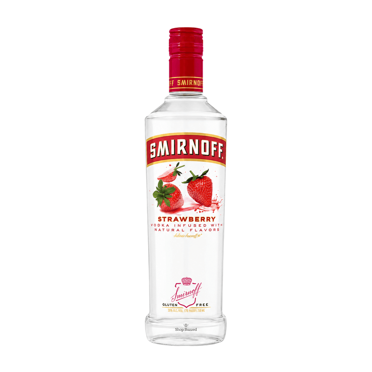 Smirnoff Strawberry Vodka 750ml - Shop Buzzed