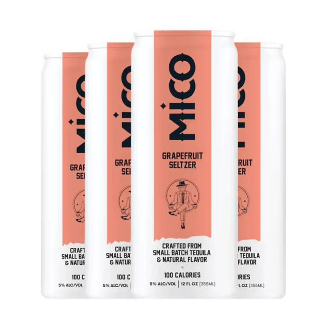 Mico Grapefruit Tequila Seltzer 4-Pack 4 x 355ml - Shop Buzzed