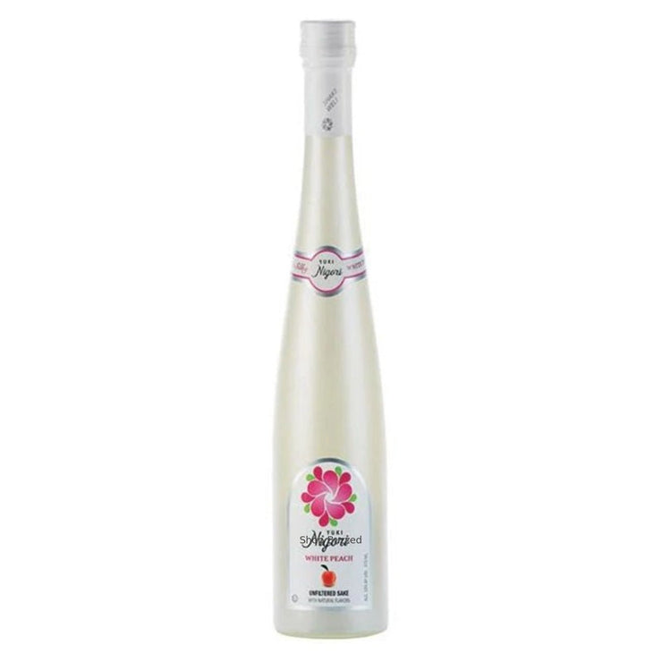Yuki Nigori White Peach Sake 375ml - Shop Buzzed
