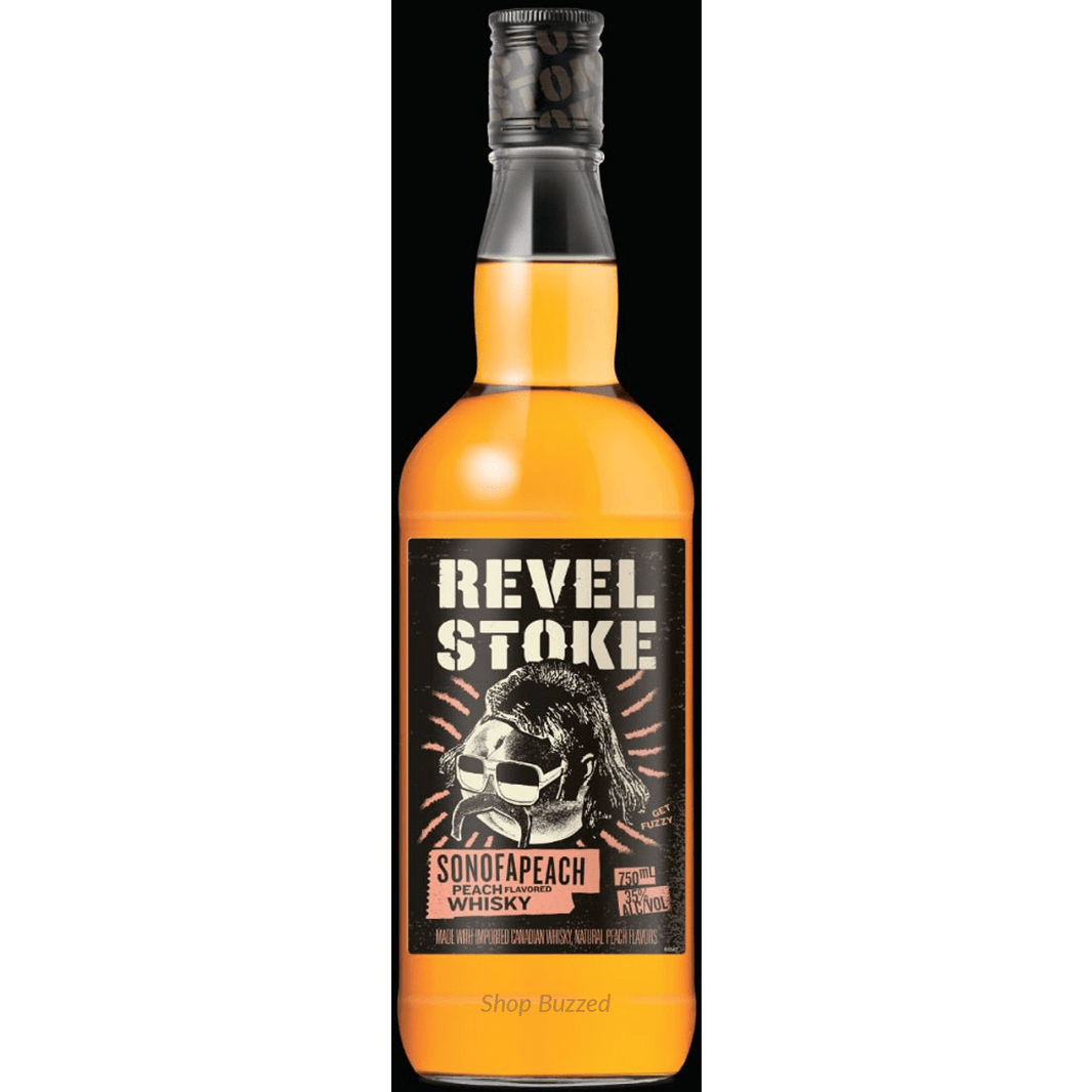 Revel Stoke SonofaPeach Flavored Whisky 750ml - Shop Buzzed