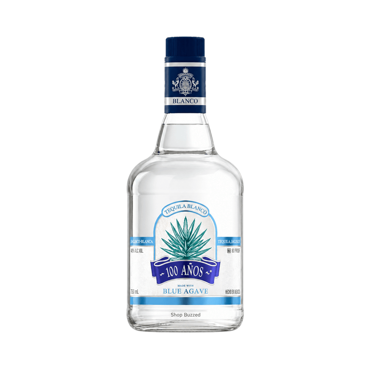 100 Años Blanco Tequila 750ml - Shop Buzzed