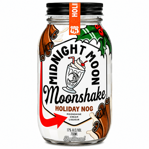 Midnight Moon Moonshake Holiday Nog Cream Liqueur 750ml - Shop Buzzed