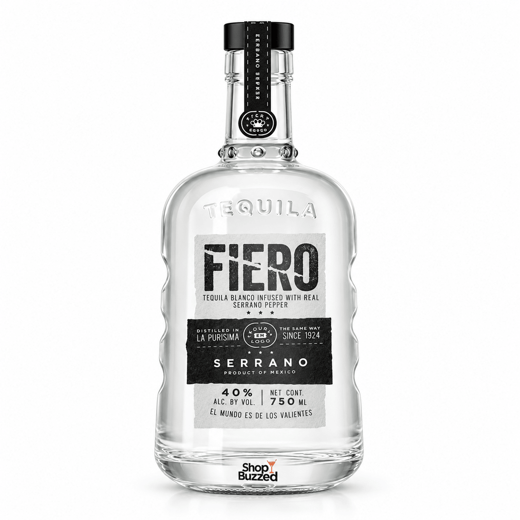 Fiero Serrano Pepper Tequila 750ml - Shop Buzzed