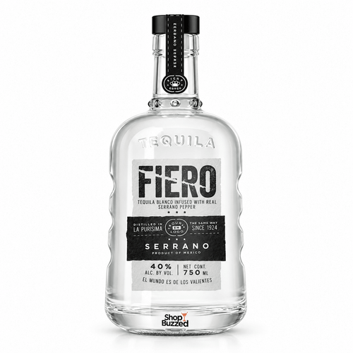 Fiero Serrano Pepper Tequila 750ml - Shop Buzzed