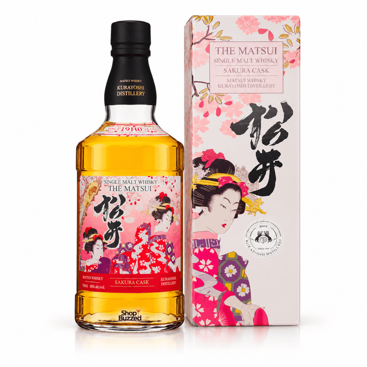The Matsui Sakura Cask Japanese Single Malt Whisky 700ml - Shop Buzzed