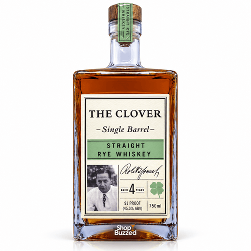 The Clover Single Barrel Straight Rye Whiskey 750ml - Shop Buzzed