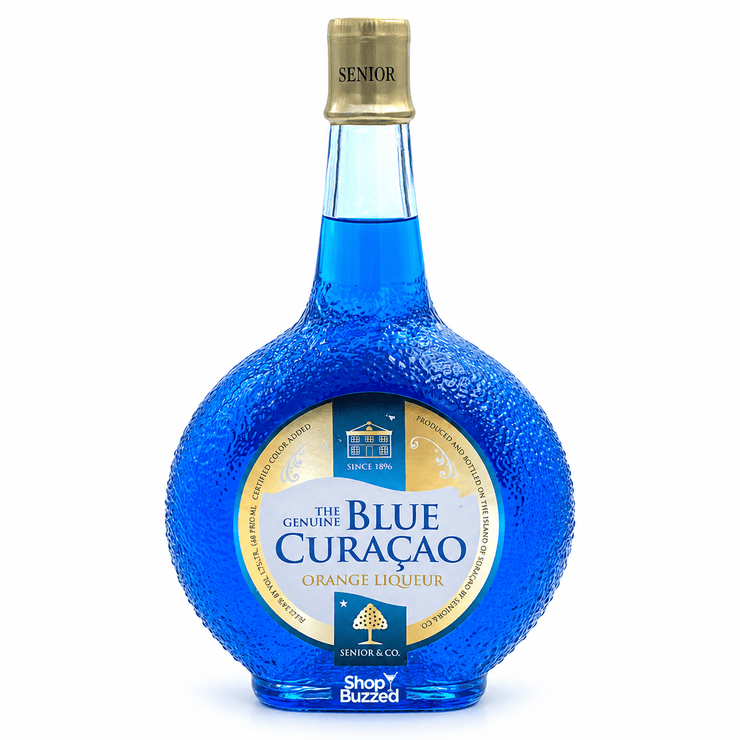 Senior & Co. Genuine Blue Curaçao Liqueur 750ml - Shop Buzzed