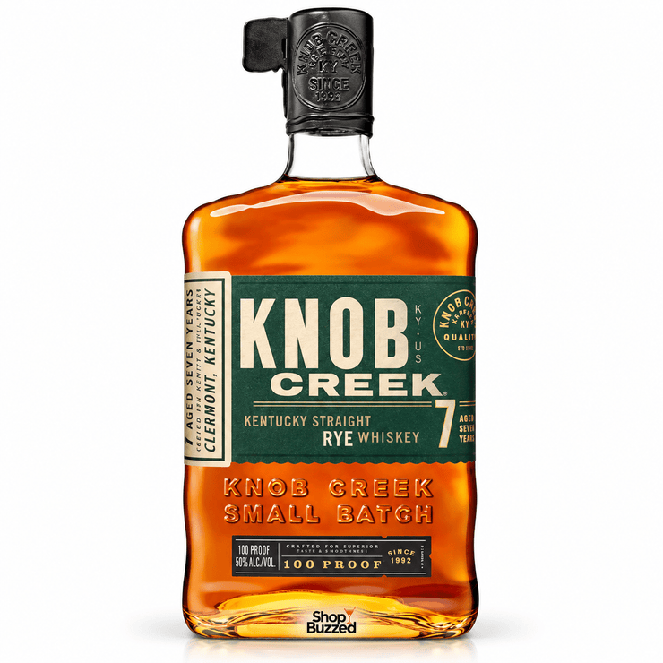 Knob Creek 7 Year Straight Rye Whiskey 1L - Shop Buzzed