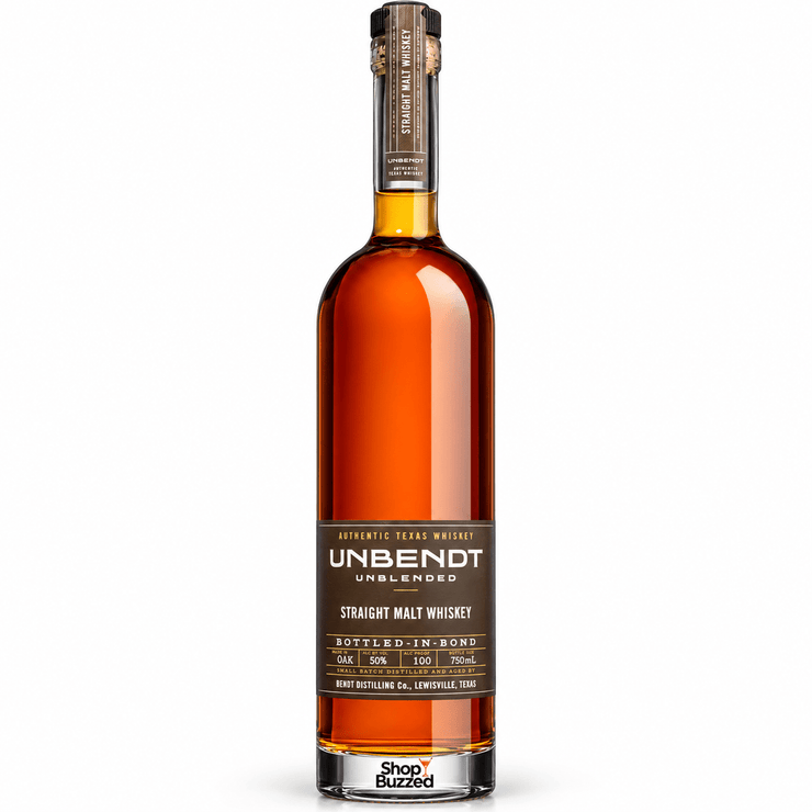 UNBENDT Straight Malt Bottled-in-Bond Whiskey 750ml - Shop Buzzed