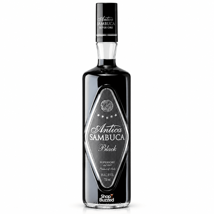 Antica Black Sambuca Liqueur 750ml - Shop Buzzed