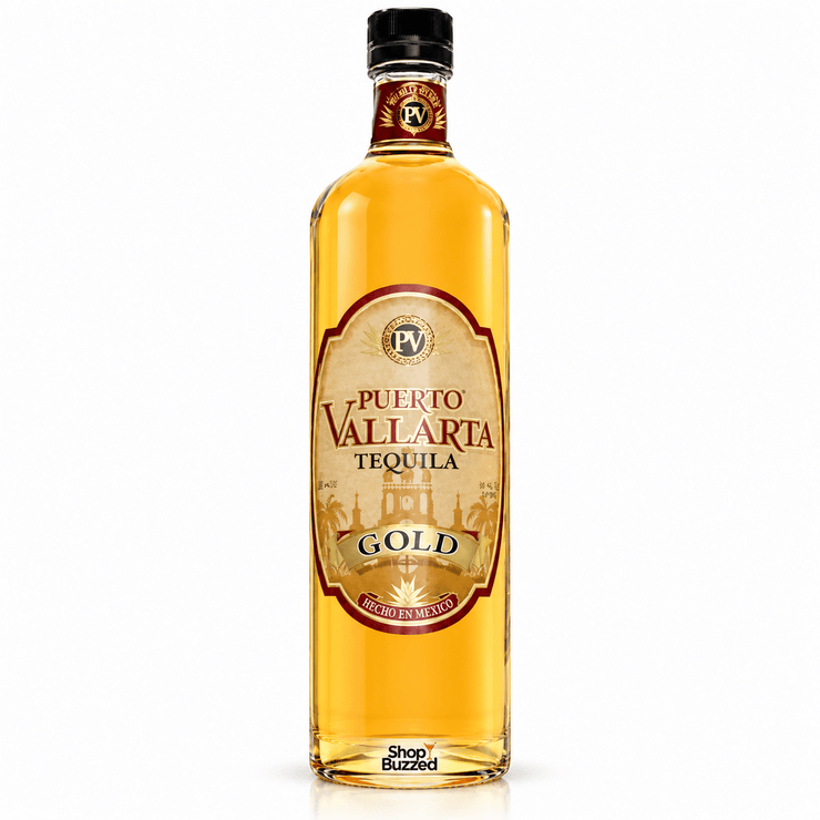 Puerto Vallarta Gold Tequila 750ml - Shop Buzzed