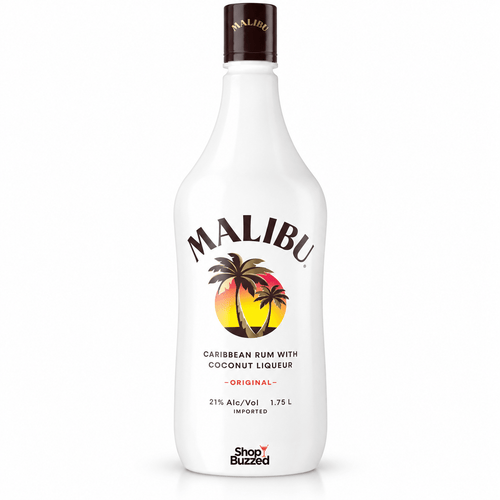 Malibu Original Coconut Rum Liqueur 1.75L - Shop Buzzed