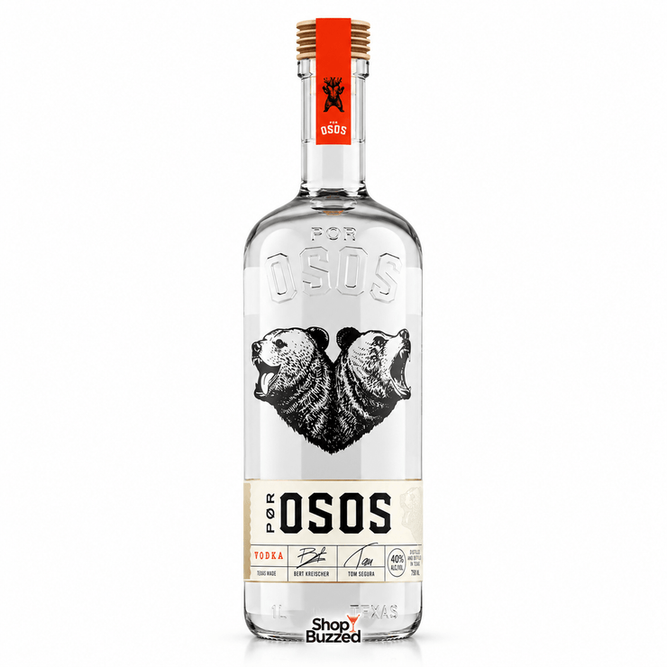Por Osos Vodka 750ml - Shop Buzzed