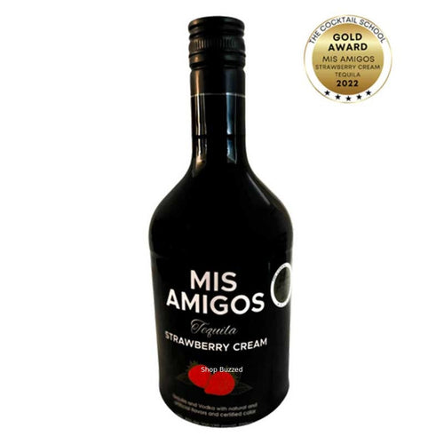 Mis Amigos Strawberry Cream Tequila 700ml - Shop Buzzed