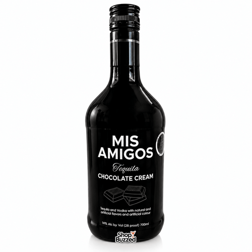Mis Amigos Chocolate Cream Tequila Liqueur 700ml - Shop Buzzed