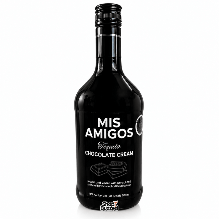 Mis Amigos Chocolate Cream Tequila Liqueur 700ml - Shop Buzzed