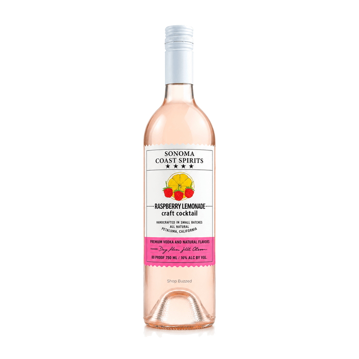 Sonoma Coast Spirits Raspberry Lemonade Cocktail 750ml - Shop Buzzed