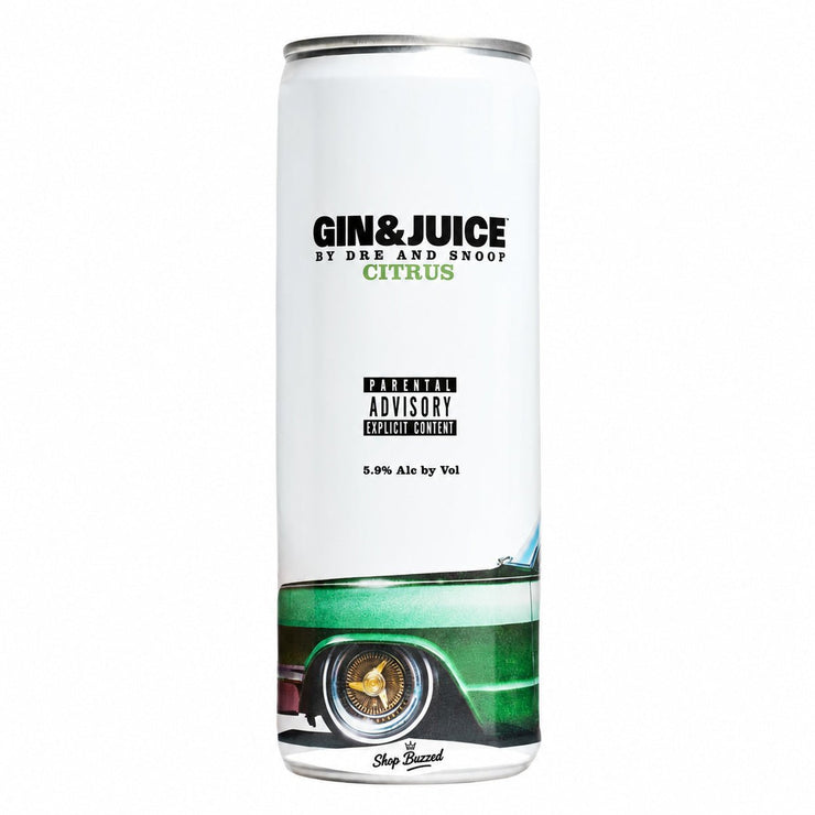 Gin & Juice by Dre and Snoop Citrus Cocktail 4 x 355ml - Shop Buzzed