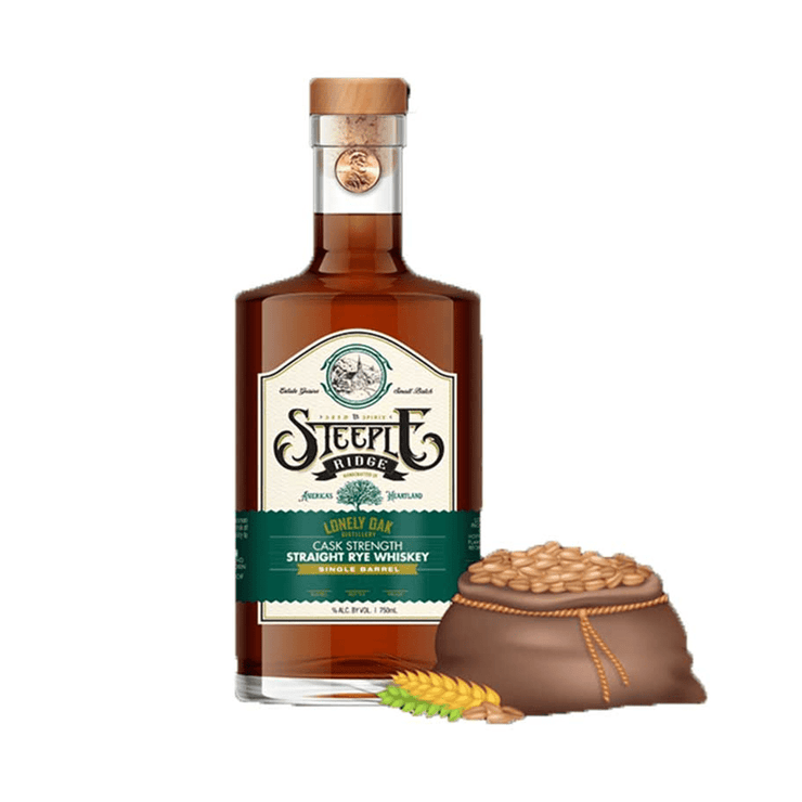 Steeple Ridge Cask Strength Single Barrel Rye Whiskey 750ml - Shop Buzzed