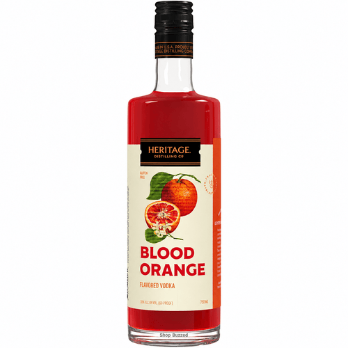 Heritage Distilling Co Blood Orange Vodka 750 ml - Shop Buzzed