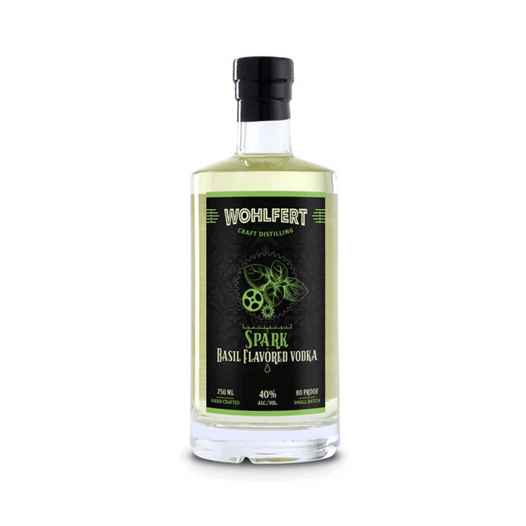 Wohlfert Craft Distilling Spark Basil Flavored Vodka 750ml - Shop Buzzed