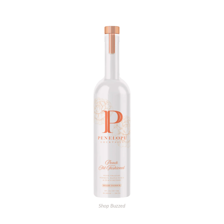 Penelope Peach Old Fashioned Ready-to-Pour Cocktail 750ml - Shop Buzzed